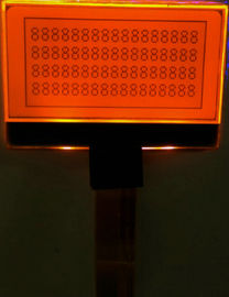 China KMG5227 COG12864 LCD Graphic Module FSTN Positive Transflective Wide Temperature with Orange Backlight supplier