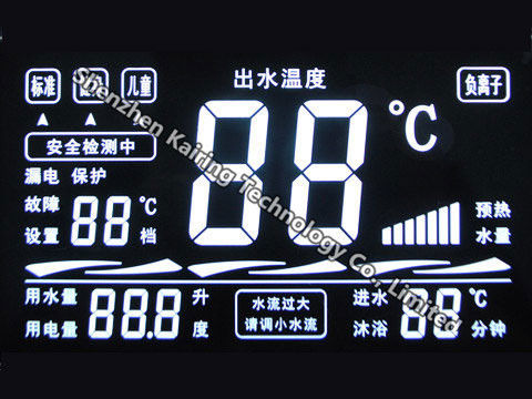 VA LCD of Industrial Control Negative Transmissive Black Mode Super-Wide Temperature