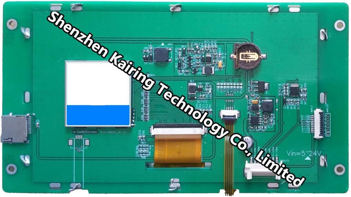 Serial Communication/MSComm 7.0inch TFT module  with resolution 800*480 and 65K color 115200bps baudrate